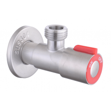 Кран угловой красный 1/2 х 1/2 Savol Fmark FS(001)